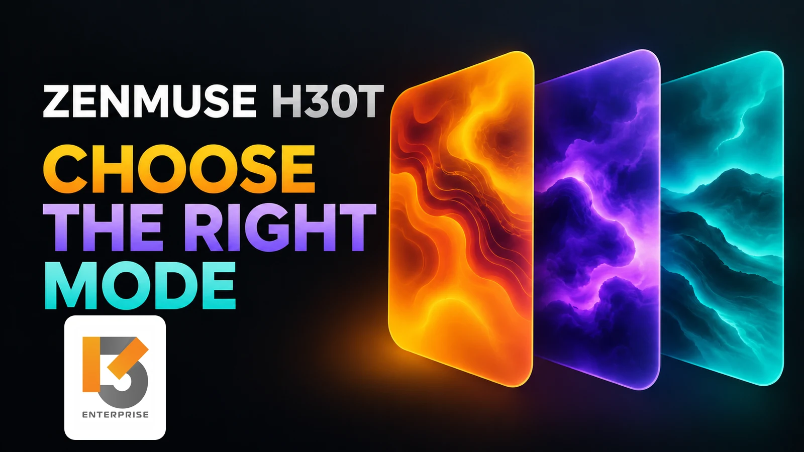 Zenmuse H30T: High Gain, Low Gain และ High-Res เลือกอย่างไร