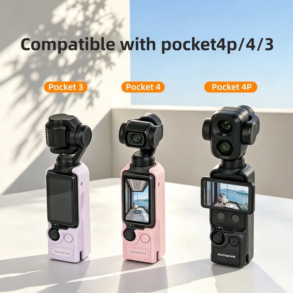 Sunnylife เคส TPU DJI Osmo Pocket 4P/4/3